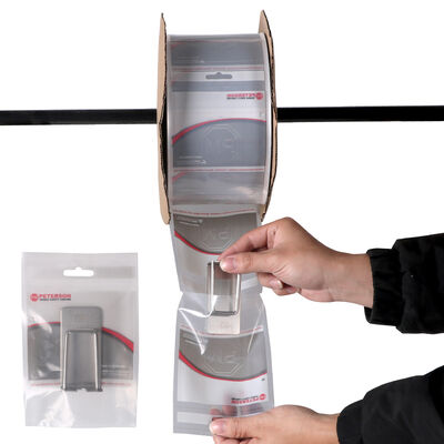 أكياس LDPE المفتوحة مسبقًا على لفة لأجهزة التعبئة التلقائية