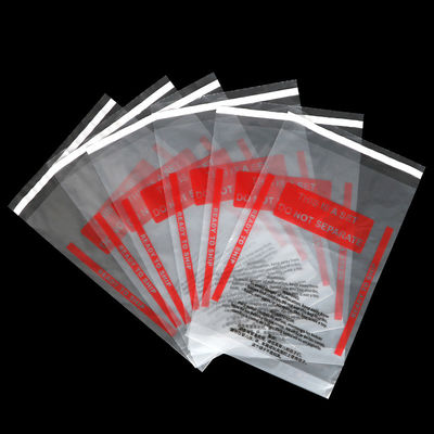 40 أكياس بلاستيكية ذاتية اللصق LDPE ميكرون مع تحذير الاختناق