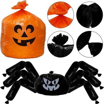 Customize Size Halloween Leaf Bags with Gravure Printing and LDPE Material for Halloween Party Decor